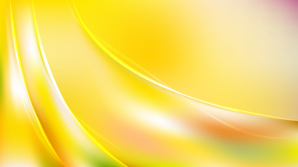 Yellow and White Abstract Curve Background