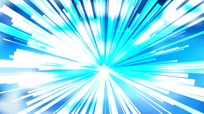 Abstract Blue and White Radial Explosion Background Vector Image