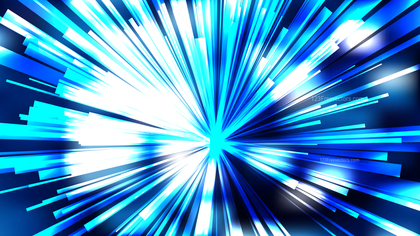 Abstract Blue Black and White Light Burst Background Vector Graphic