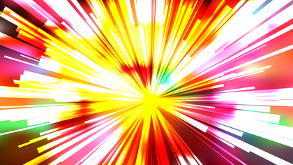Abstract Colorful Radial Explosion Background