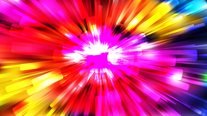 Abstract Colorful Radial Explosion Background Design Template