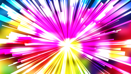 Abstract Colorful Radial Lights Background