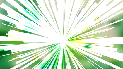 Abstract Green and White Light Burst Background