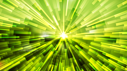 Abstract Green and Yellow Starburst Background Graphic
