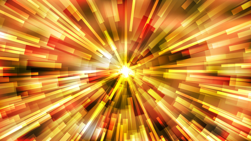 Abstract Orange and Green Sunburst Background