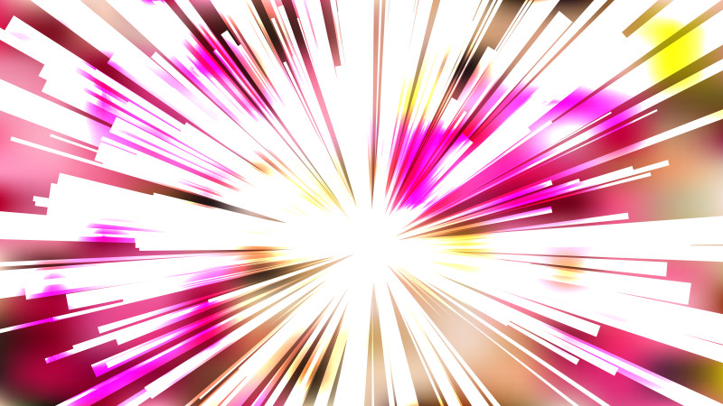Abstract Pink and White Radial Sunburst Background Design