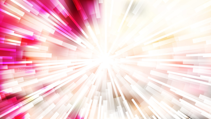 Abstract Pink and White Radial Sunburst Background