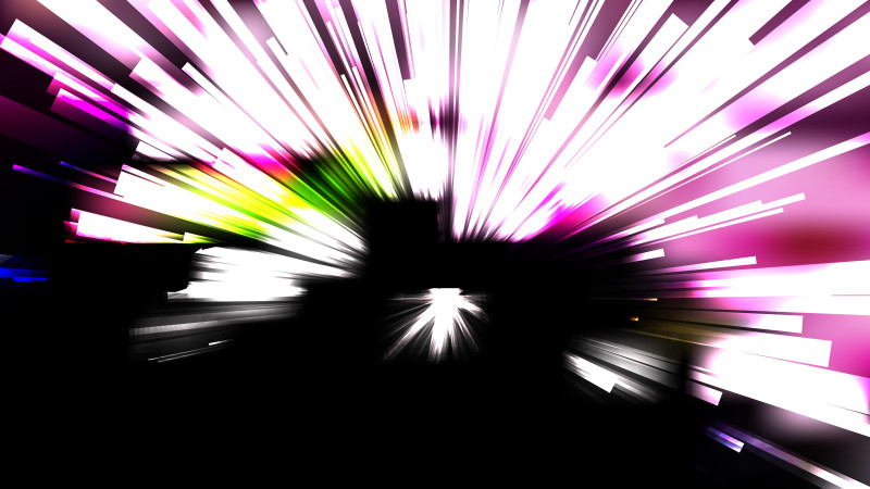 Abstract Pink Black and White Sunburst Background Vector Image