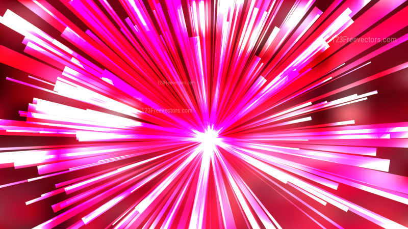 Abstract Pink Red and White Sunburst Background