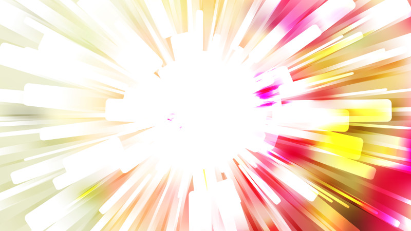 Abstract Pink Yellow and White Sunburst Background Illustration