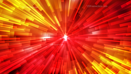 Abstract Red and Yellow Radial Background