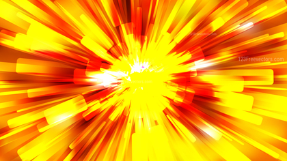 Abstract Red and Yellow Sunburst Background