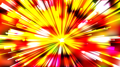 Abstract Red White and Yellow Radial Explosion Background Illustration