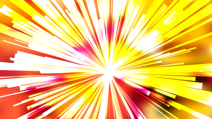 Abstract Red White and Yellow Light Rays Background Vector Illustration