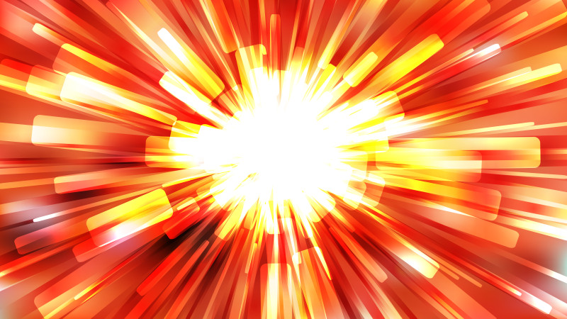 Abstract Red White and Yellow Sunburst Background