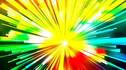 Abstract Red Yellow and Green Light Burst Background Template