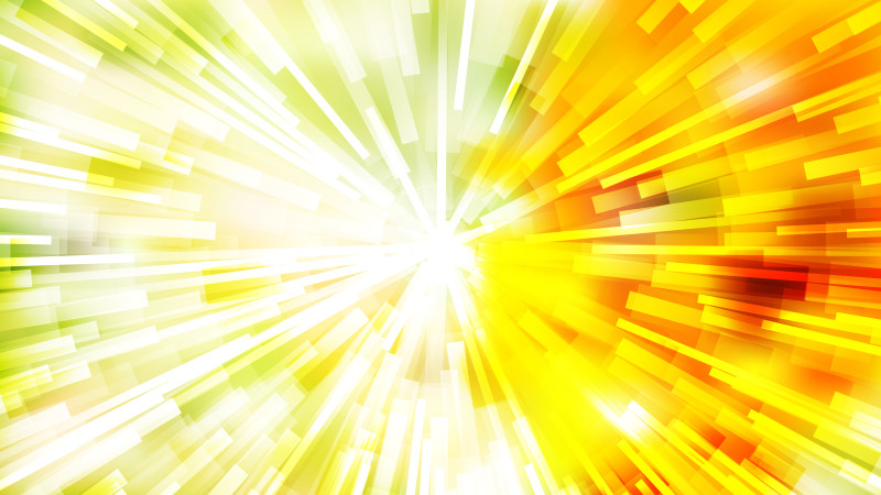 Abstract Red Yellow and Green Sunburst Background