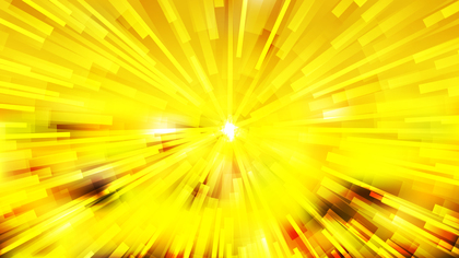 Abstract Yellow Sunburst Background Illustration