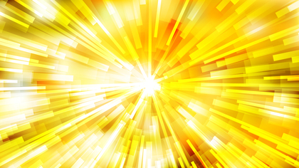 Abstract Yellow and White Radial Sunburst Background Vector
