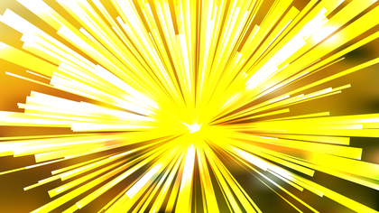Abstract Yellow and White Radial Sunburst Background Template