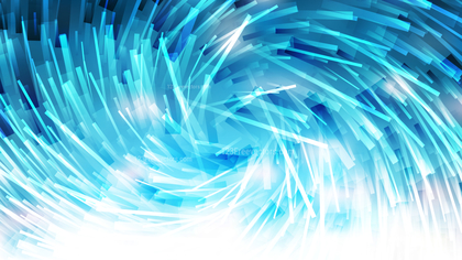 Blue and White Random Twirl Striped Lines Background Design