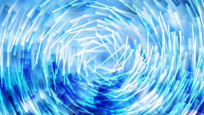 Blue and White Random Circular Striped Lines Background