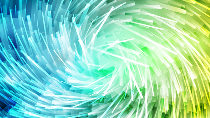 Abstract Blue Green and White Asymmetric Random Twirl Striped Lines Background