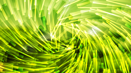 Abstract Green and Yellow Asymmetric Random Twirl Striped Lines Background Vector Art