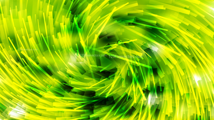 Abstract Green and Yellow Overlapping Twirl Striped Lines Background Illustration