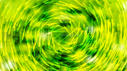 Abstract Green and Yellow Irregular Circular Striped Lines Background