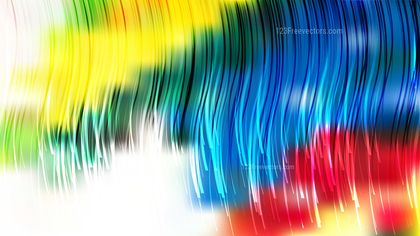 Red Yellow and Blue Vertical Wave Striped Lines Background