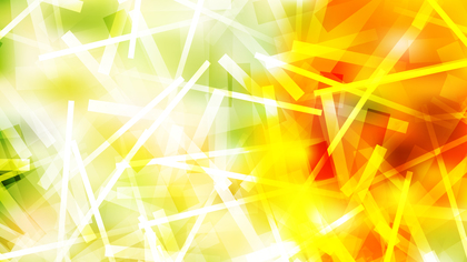 Abstract Red Yellow and Green Chaotic Overlapping Lines Background Illustration