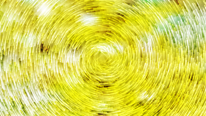 Yellow and White Circular Lines Background