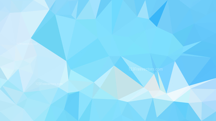 Baby Blue Polygon Triangle Pattern Background