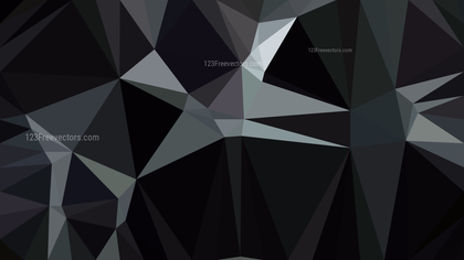 Black Polygon Background Template