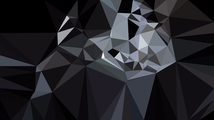 Black and Grey Polygon Background