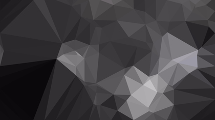 Black and Grey Polygon Triangle Background