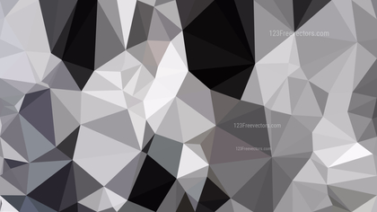 Black and Grey Polygon Background Template