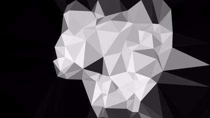 Black and Grey Polygon Pattern Background