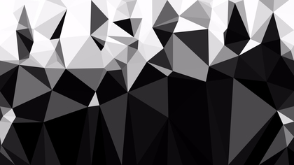 Black and White Polygon Background Graphic Design