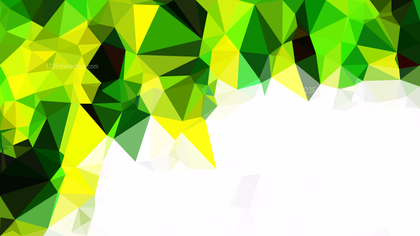 Black Green and Yellow Polygon Background Template Graphic