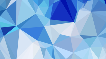 Abstract Blue Polygonal Background Template
