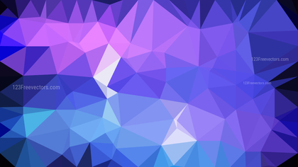 Blue and Purple Polygon Triangle Pattern Background