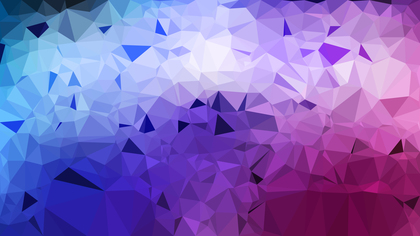 Blue and Purple Polygon Pattern Abstract Background Vector Image
