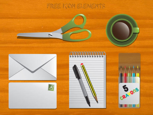 Free Vector Office Icons Collection