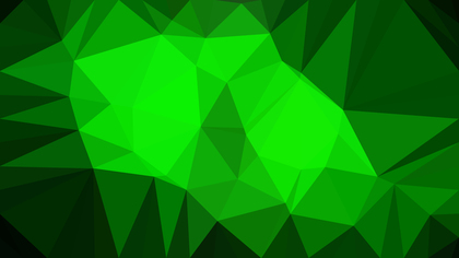 Cool Green Polygon Triangle Pattern Background