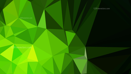 Abstract Cool Green Low Poly Background Design Vector Graphic