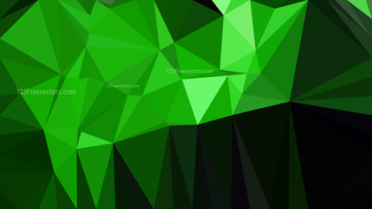 Abstract Cool Green Polygon Background