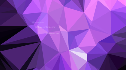 Cool Purple Low Poly Abstract Background Vector