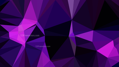 Abstract Cool Purple Polygonal Triangular Background Vector Art